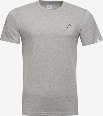 Mikon T-Shirt 'Sense' in Grau: predná strana