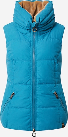 Fli Papigu Bodywarmer 'Immer Noch Reines Herz' in Blauw: voorkant