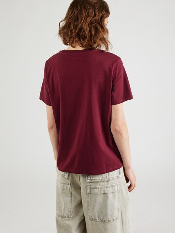 T-shirt 'PCRia' PIECES en rouge