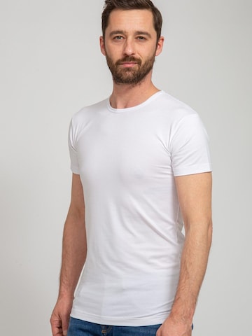 alan red Shirt 'Ottawa' in Wit