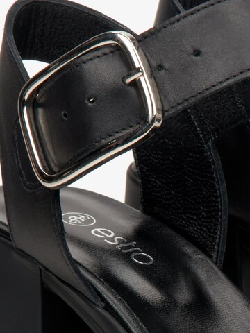 Estro Sandale '54-2303'‌‌‌‌‌‌‌‌ in Schwarz