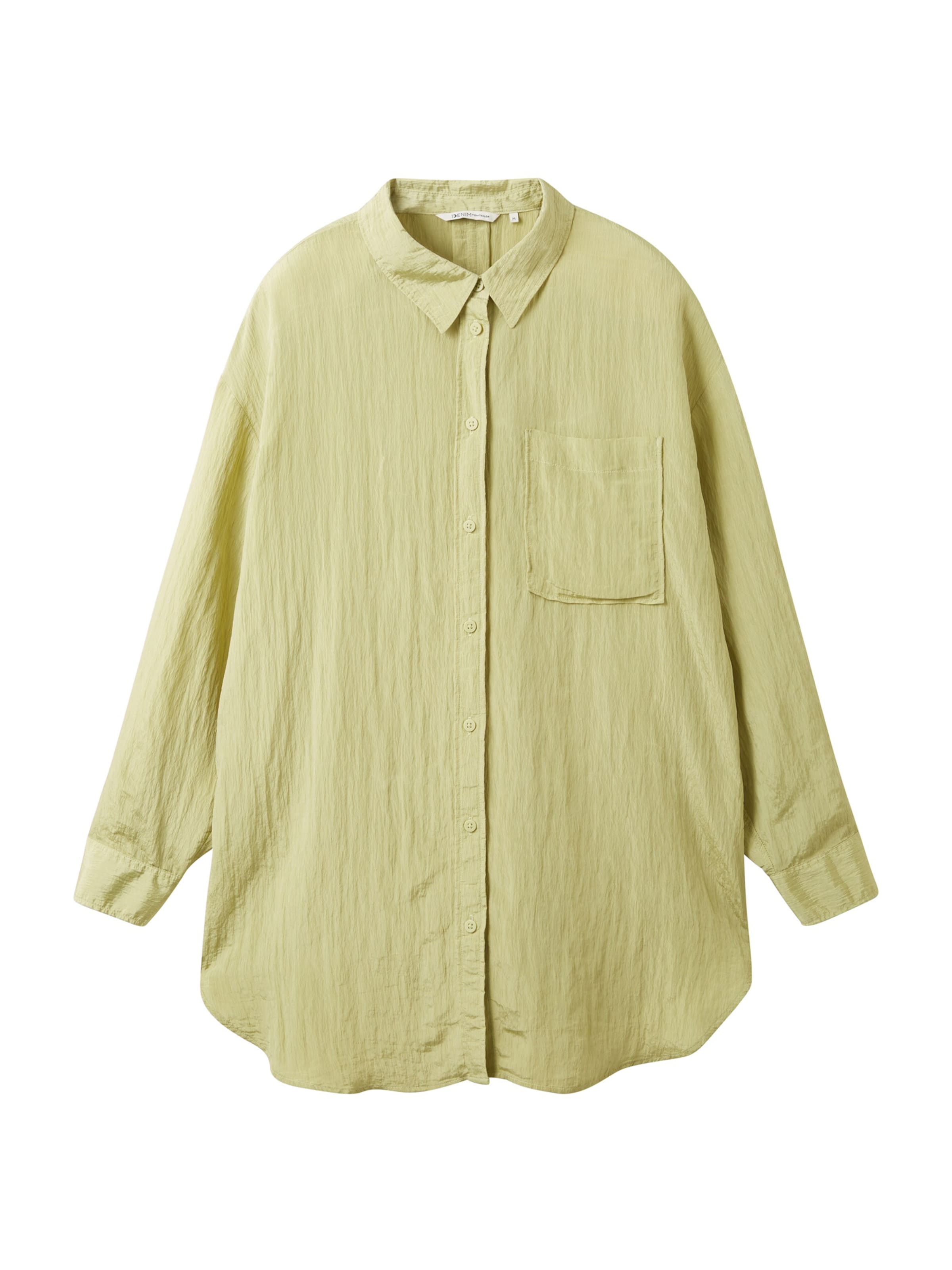 TOM TAILOR DENIM Μπλούζα σε πράσινο: μπροστά