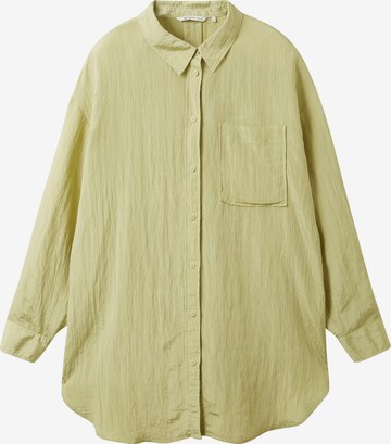 TOM TAILOR DENIM Blouse in Green: front