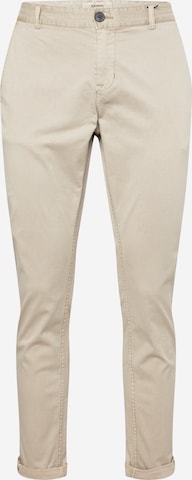 Pantalon chino GARCIA en beige : devant