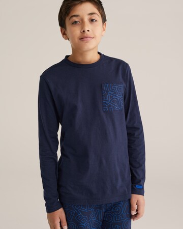 WE Fashion Nachtkledij in Blauw