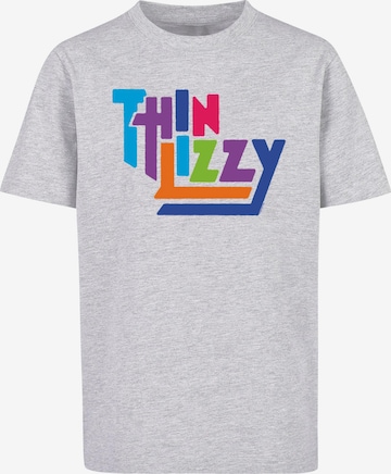 Merchcode Shirt 'Thin Lizzy' in Grijs: voorkant