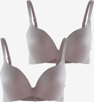 Royal Lounge Intimates T-shirt Bra ' Royal Fit ' in Grey: front