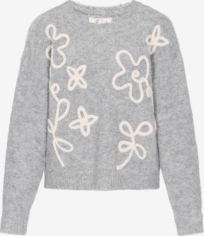 IZIA Pulover u svijetlosiva / bijela, Pregled proizvoda