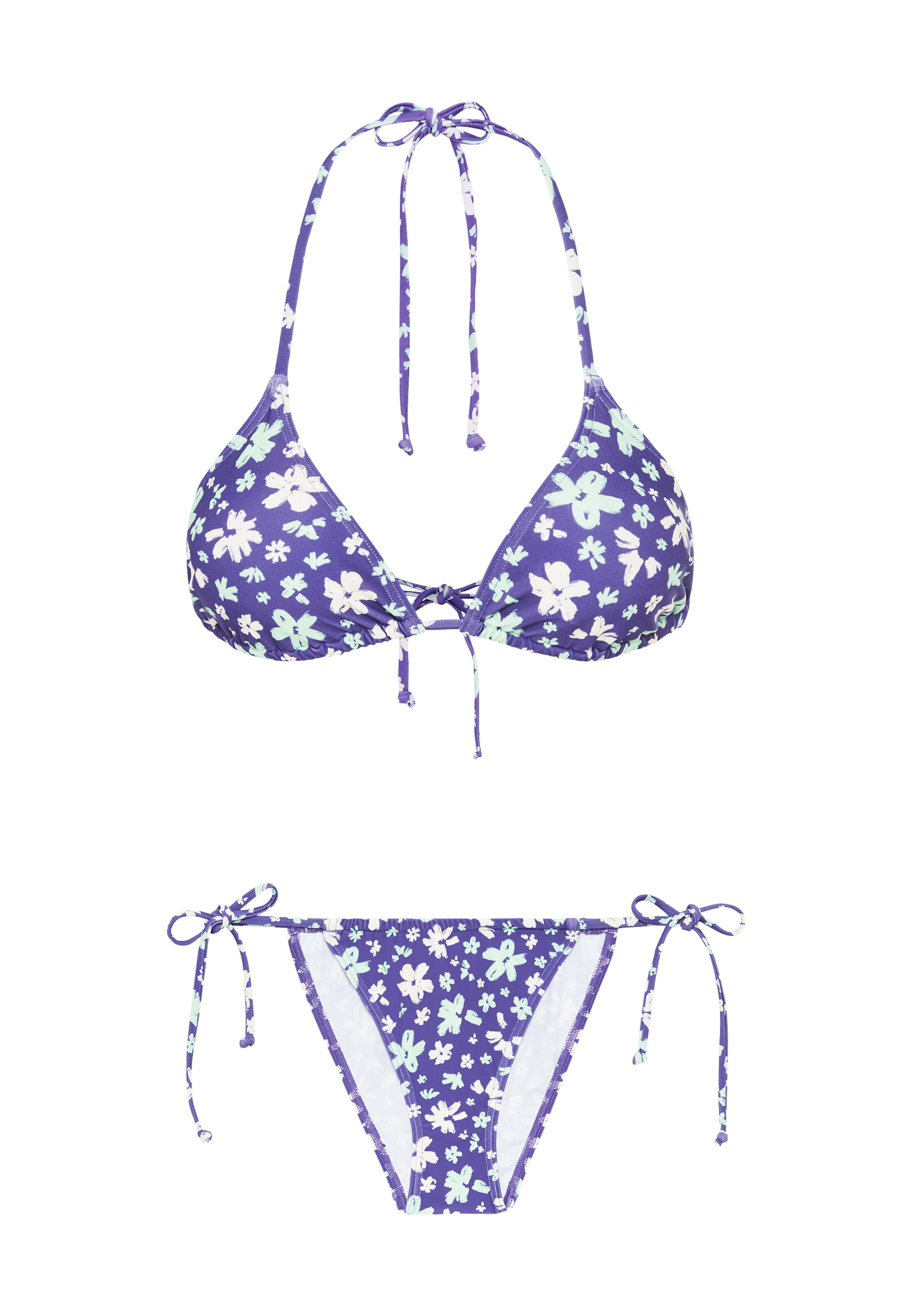 LSCN by LASCANA Triangel Bikini in Lila: Vorderseite