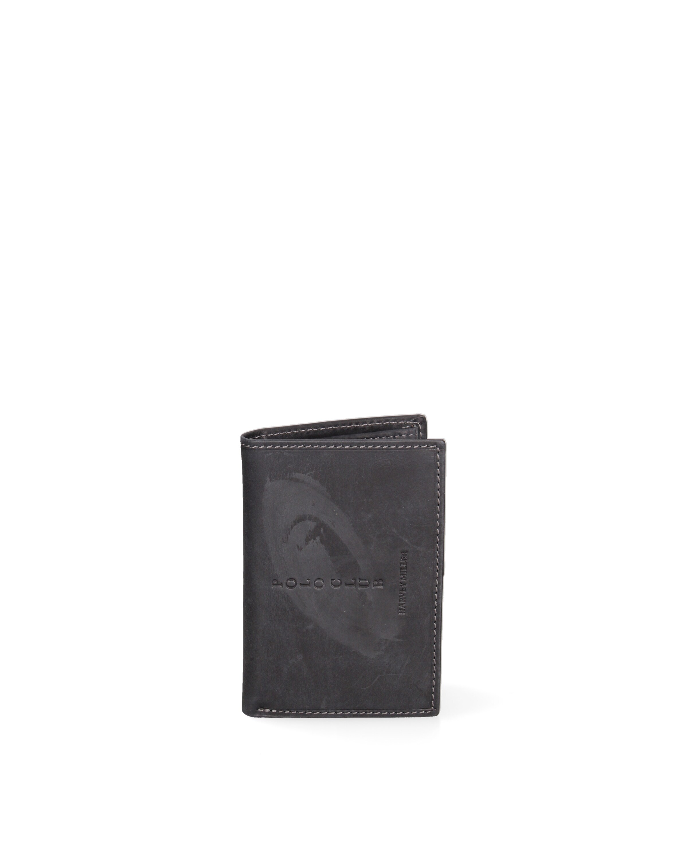HARVEY MILLER Wallet in Black: front