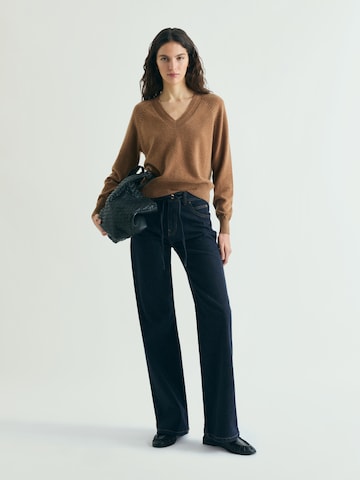 Scalpers Широкий Джинсы 'Japan' в Синий: спереди