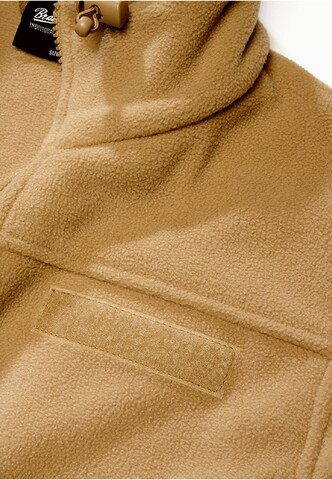 Brandit Fleecejacke 'Combat' in Beige