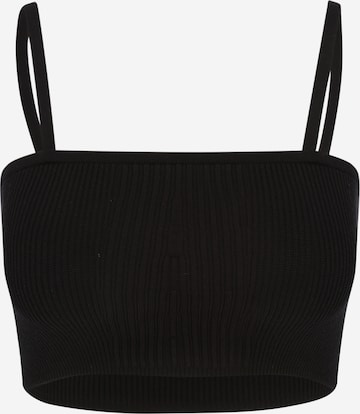 ABOUT YOU x Chiara Biasi Knitted Top 'Nala' in Black: front