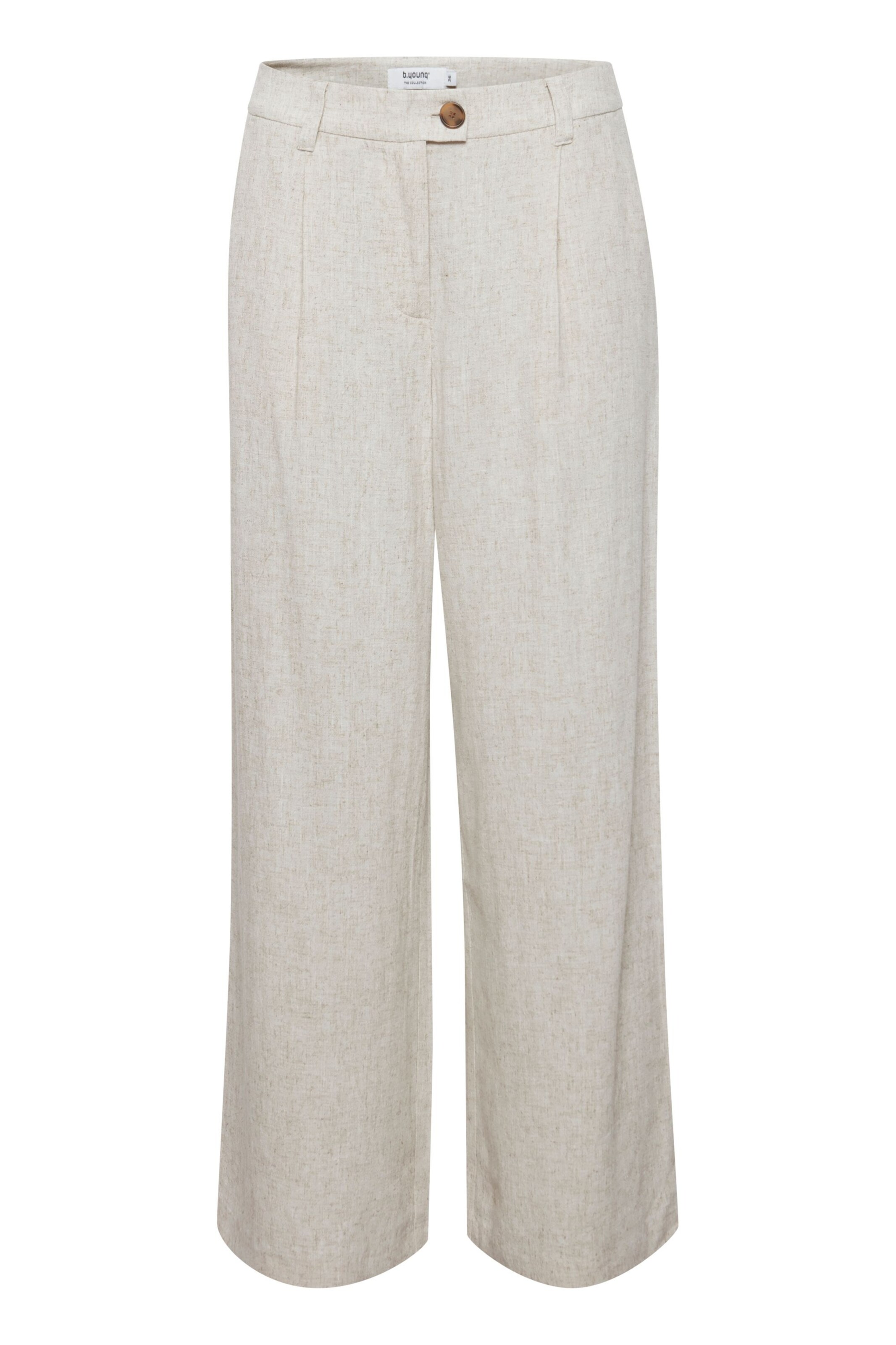 Pantalon à pince 'Johanna' b.young en blanc : devant