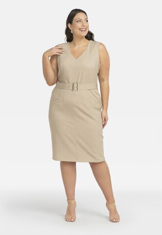 Robe 'EMMA' Karko en beige