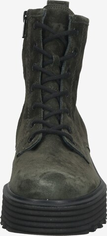 Paul Green Lace-Up Ankle Boots in Green