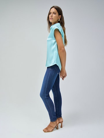 Salsa Jeans Blouse in Blauw