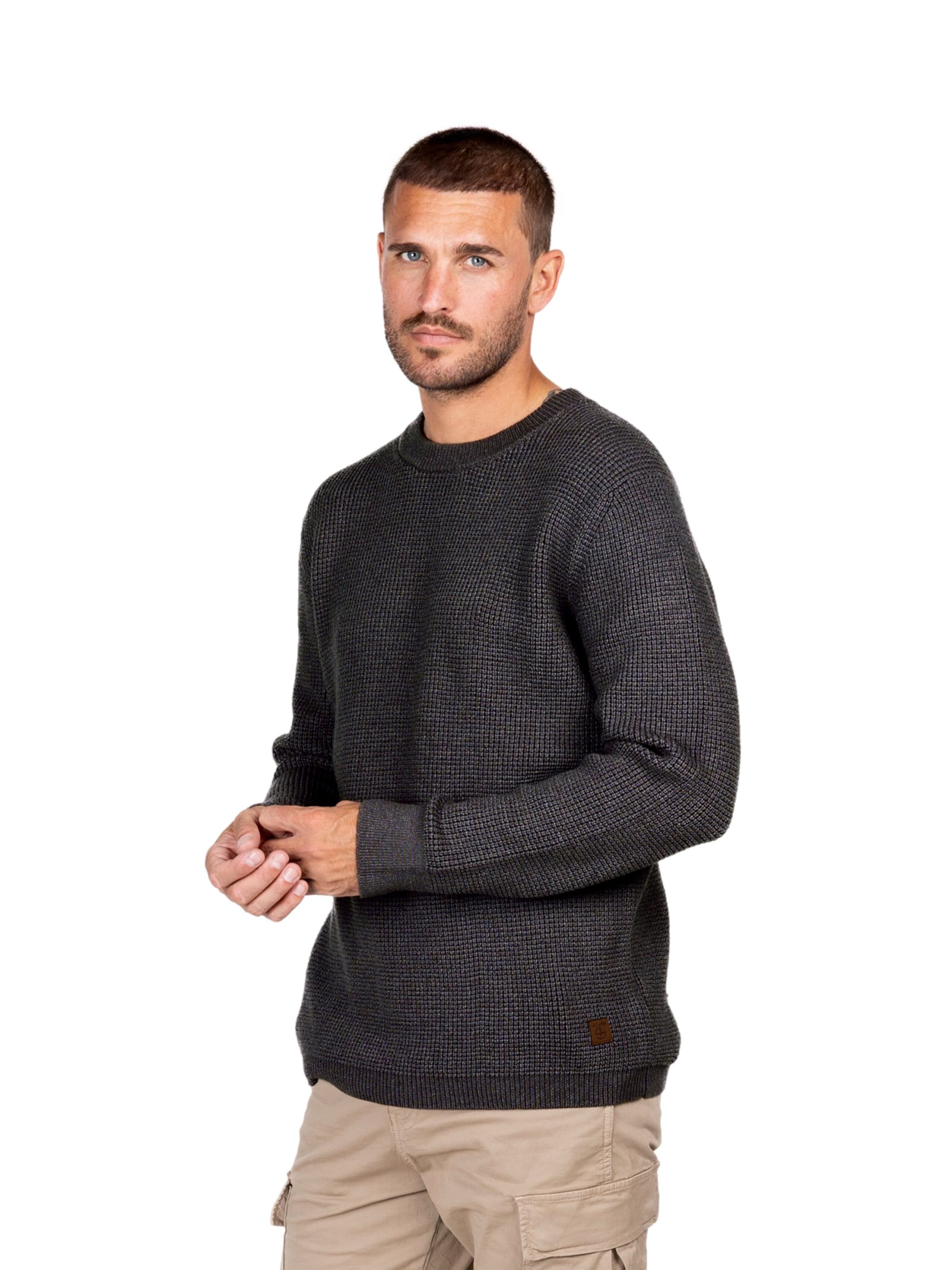 Key Largo Sweater 'KLRICHMOND' in Grey: front
