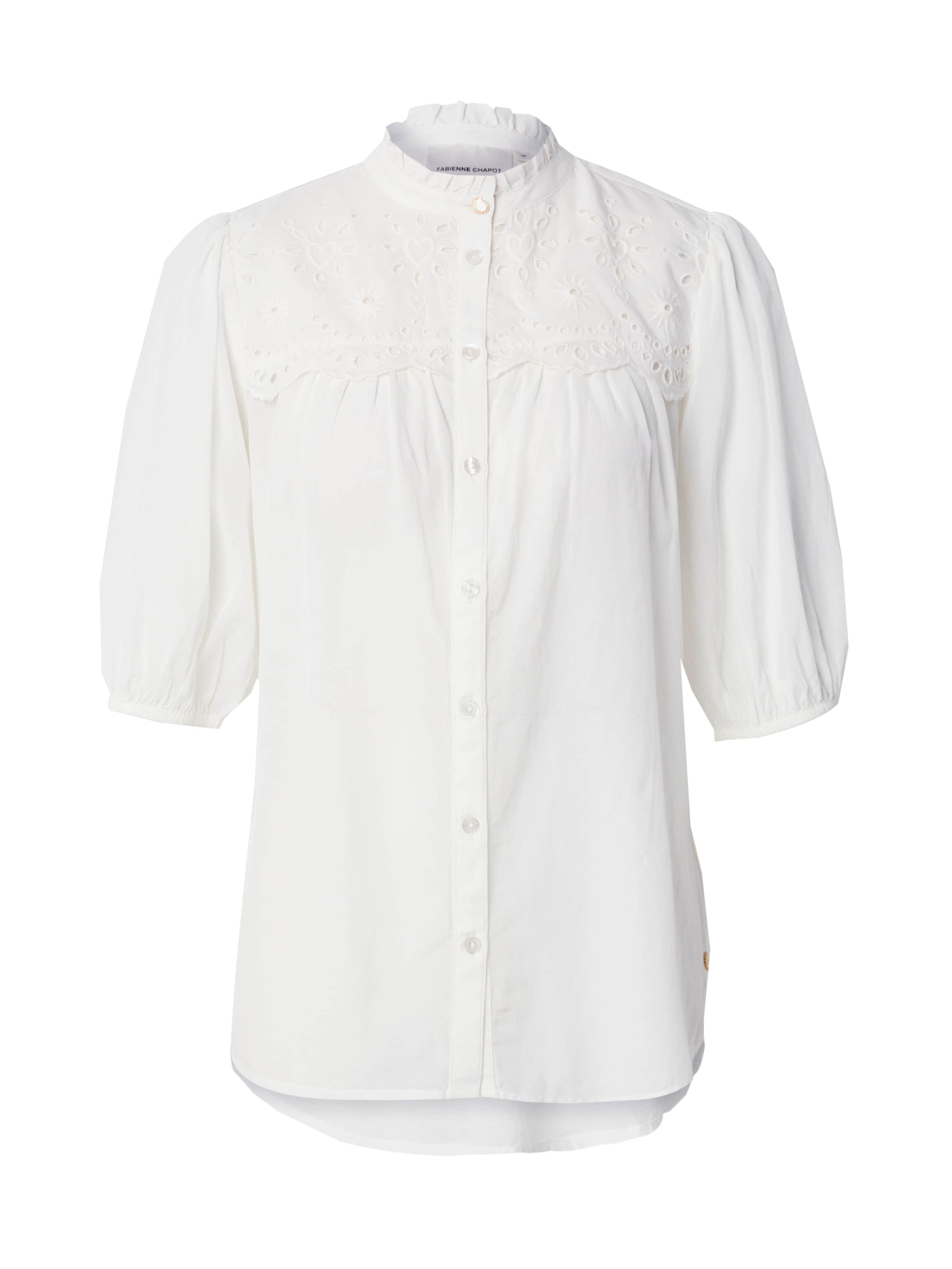 Fabienne Chapot Blouse 'Thirsa' in Beige: voorkant