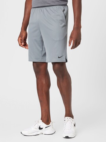 NIKE Regular Sportbroek 'Totality' in Grijs: voorkant