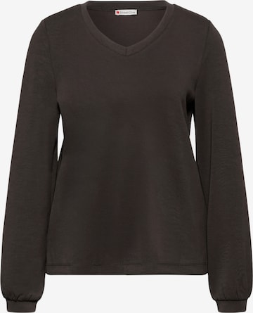 STREET ONE Mikina - Hnedá: predná strana