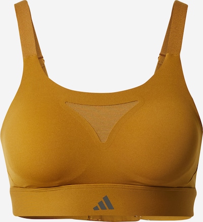 ADIDAS PERFORMANCE Sports bra 'Tailored Impact High-Support' in Caramel / Black, Item view