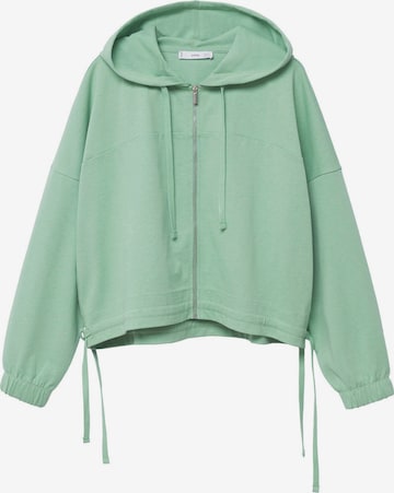 Veste de survêtement 'Clay' MANGO en vert : devant