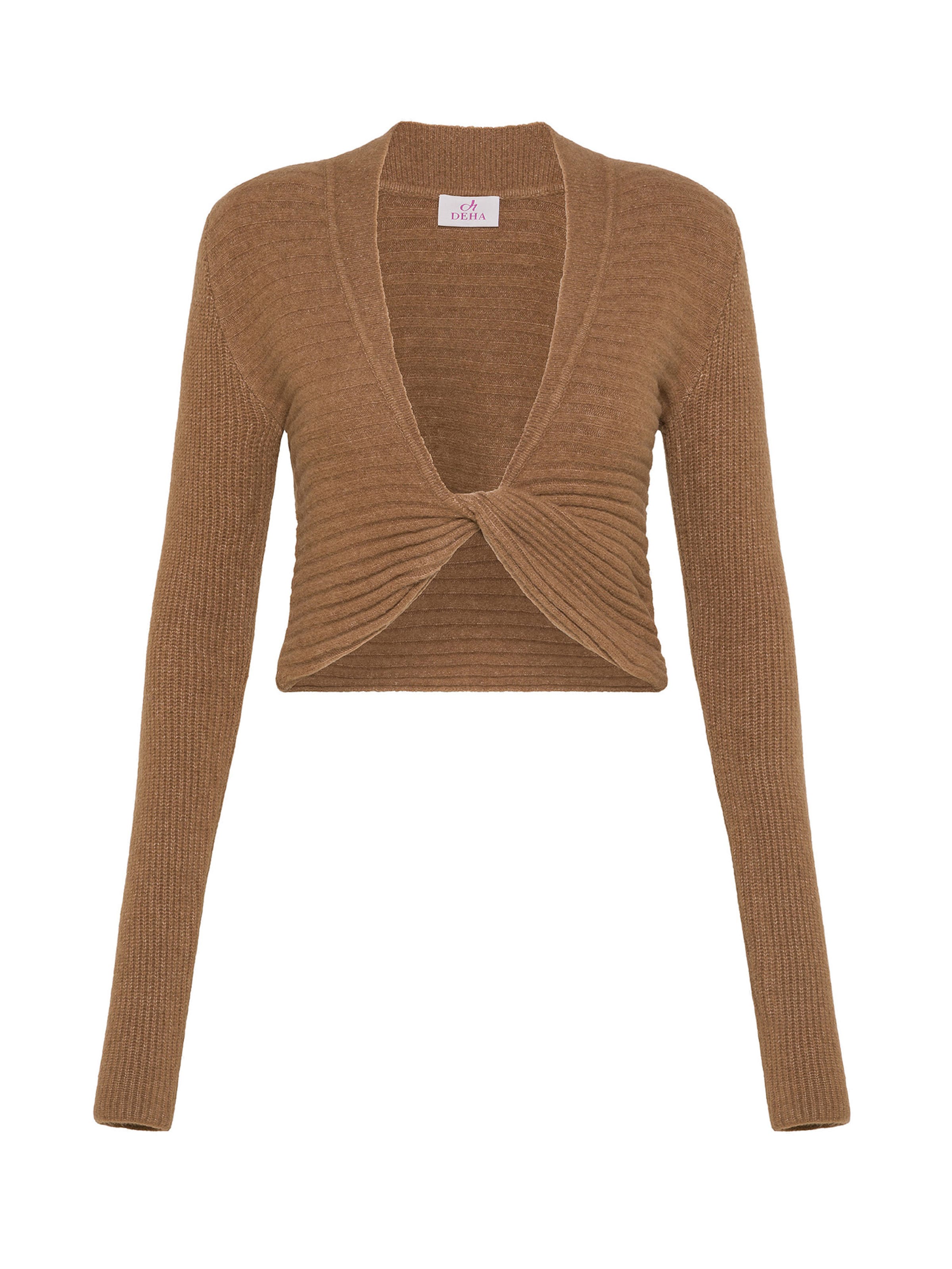 DEHA Trui in Bruin: voorkant