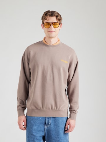 Felpa di WRANGLER in grigio: dietro