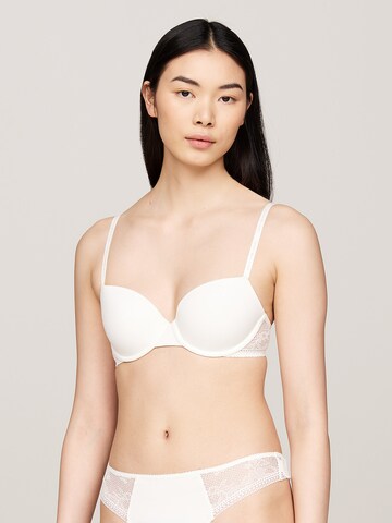 Tommy Hilfiger Underwear T-Shirt BH 'Demi' in Weiß: Vorderseite