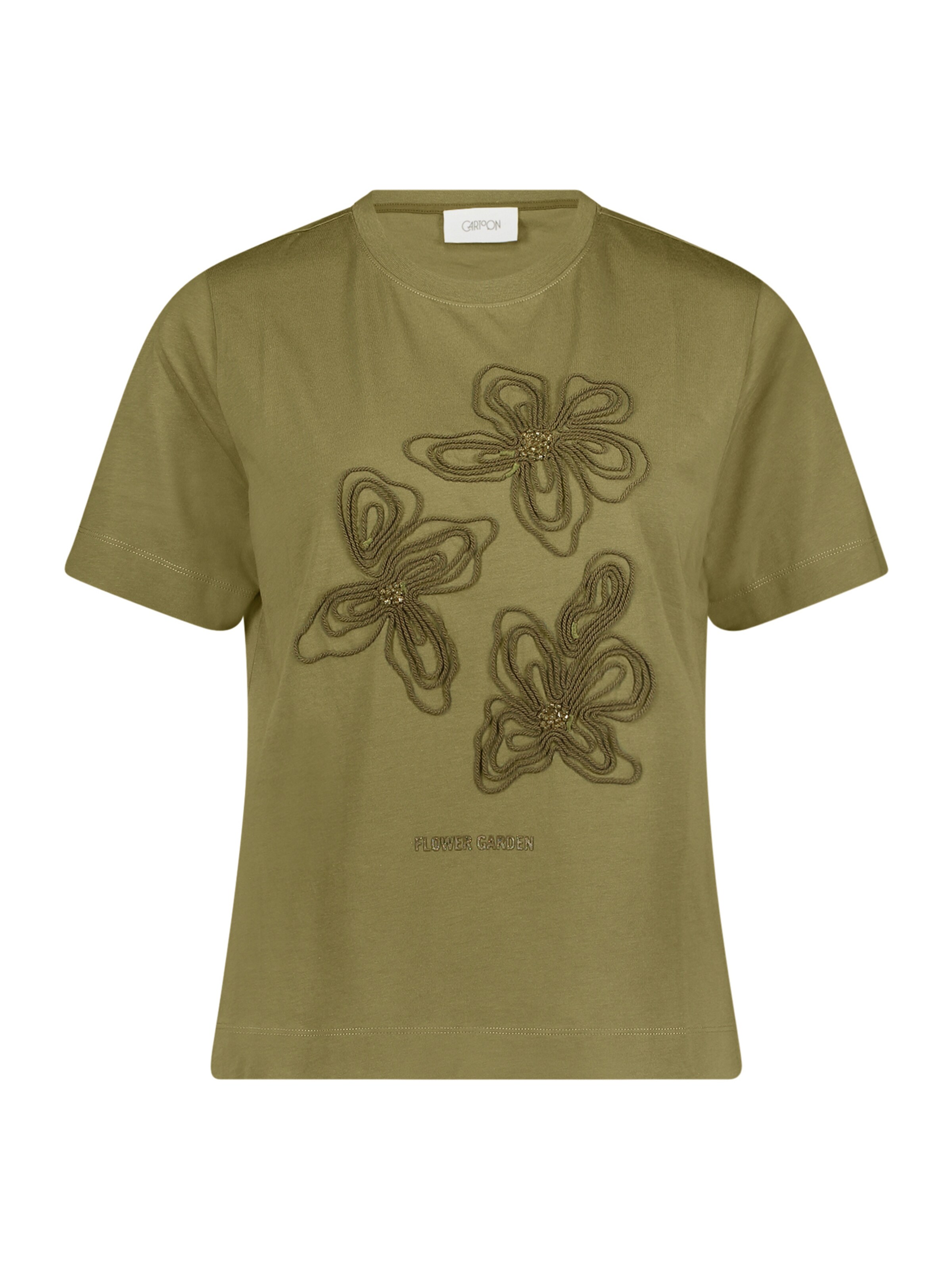 Cartoon Shirt in Green: front