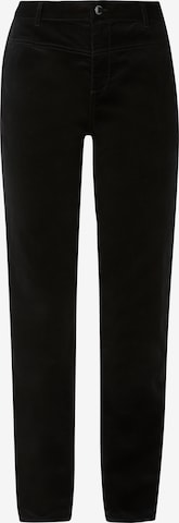 s.Oliver - regular Pantalón en negro: frente