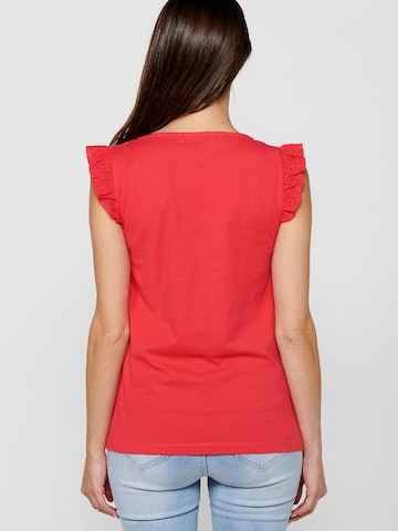 KOROSHI Majica | rdeča barva