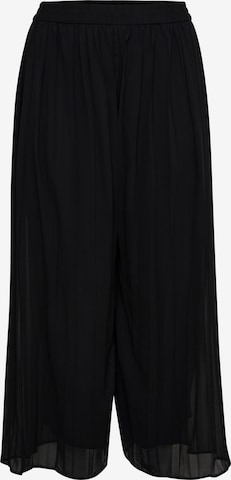 Wide leg Pantaloni 'Feri' di KAFFE CURVE in nero: frontale