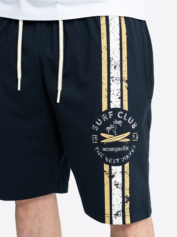 Ocean Pacific - Regular Calças de desporto 'Ahangama' em azul