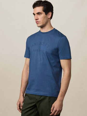 Hackett London T-Shirt 'Heritage Ess' in Blau