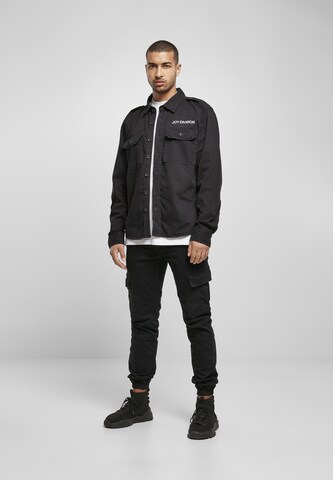 Merchcode Comfort fit Overhemd 'Joy Division Up' in Zwart
