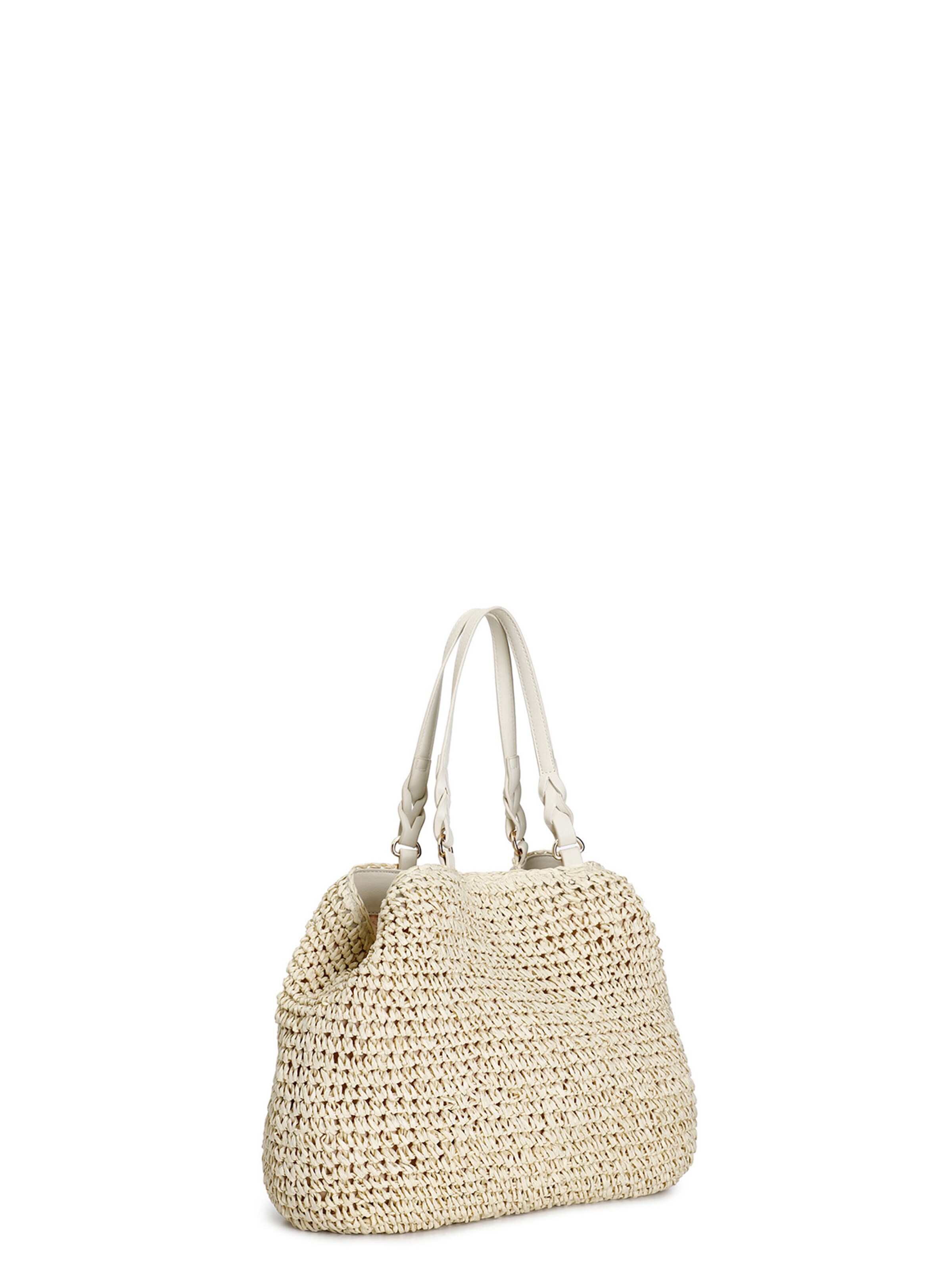 Borsa a spalla di CAFè NOIR in bianco