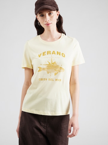 VERO MODA Tričko 'VMDINA OLLY' – žlutá: přední strana