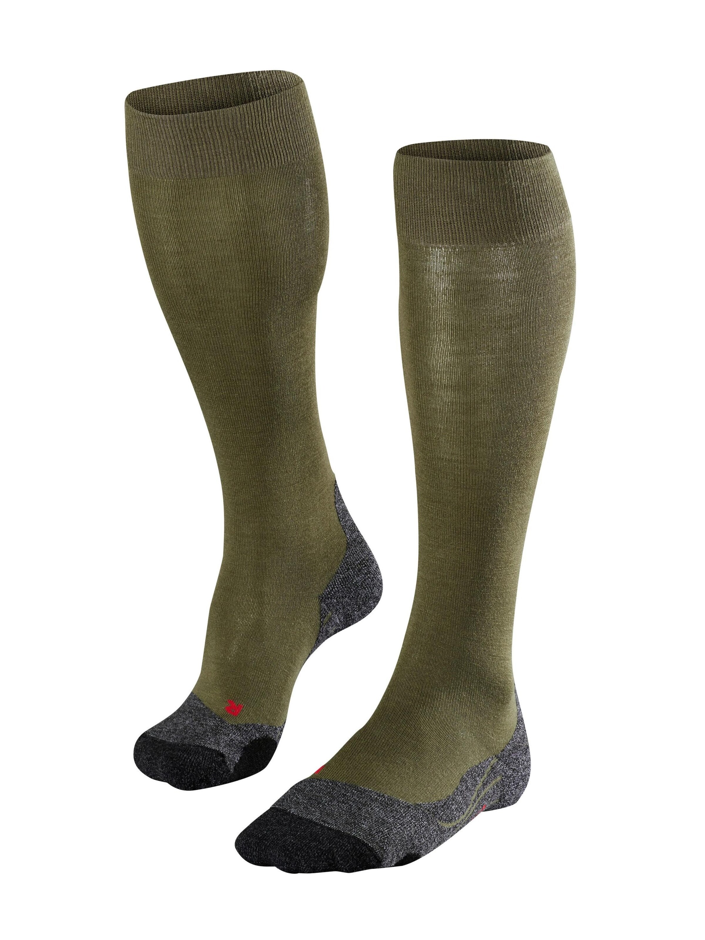FALKE Sportsocken 'TK2 Explore Kneehigh'‌‌‌‌‌‌‌‌‌‌ in Grün: Vorderseite