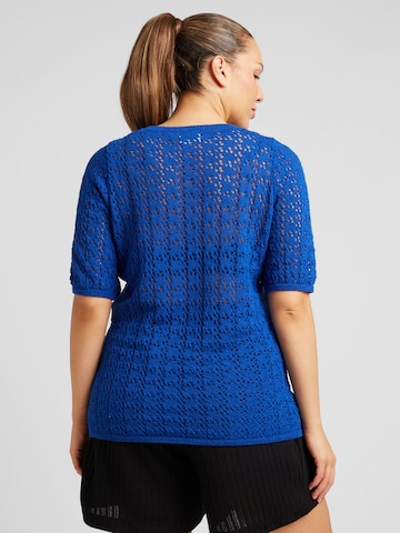 ONLY Carmakoma Sweater 'SOLA' in Blue