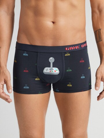 IUMAN Boxer in Blau: Vorderseite