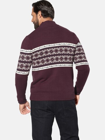 Jan Vanderstorm Gebreid vest 'Bjornsen' in Rood
