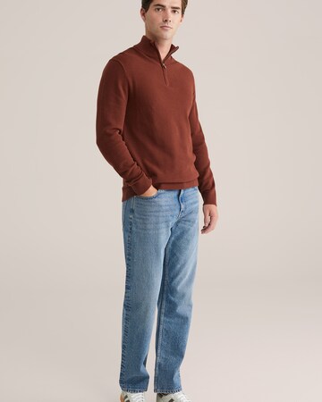WE Fashion Pullover in Braun