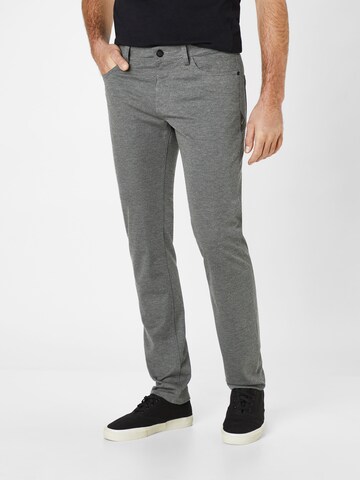 REDPOINT Slim fit Pants 'Kanata' in Grey: front