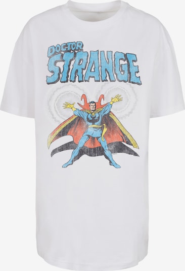 F4NT4STIC T-shirt oversize 'Marvel Doctor Strange Energy Baseball' en bleu clair / jaune / noir / blanc, Vue avec produit