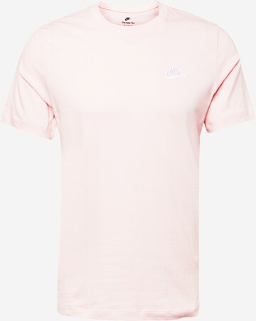 Nike Sportswear Tričko 'Club' – pink: přední strana