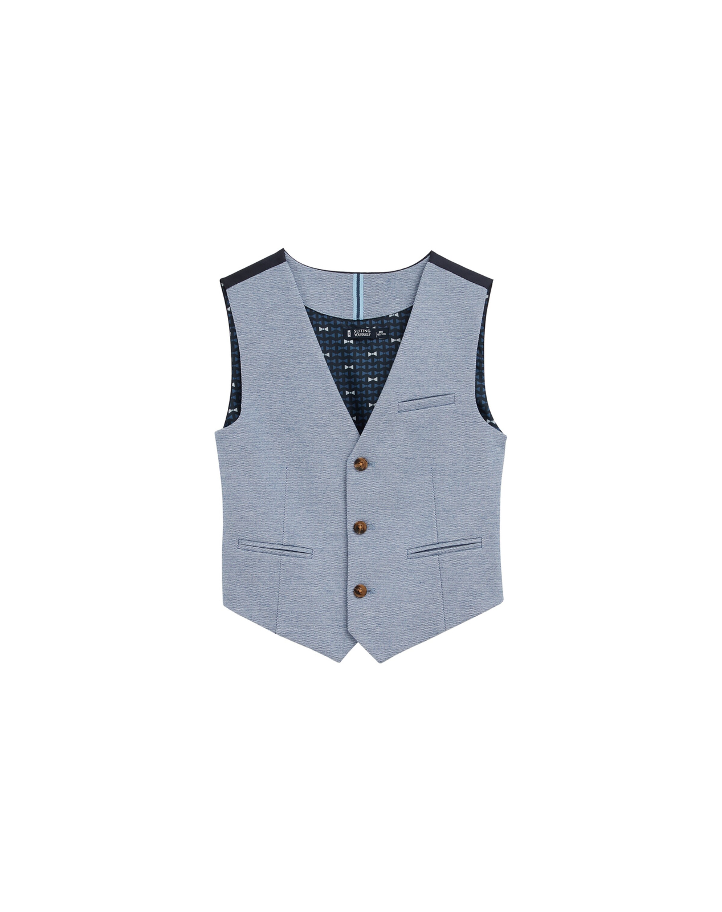 Vestă de la WE Fashion pe albastru: față