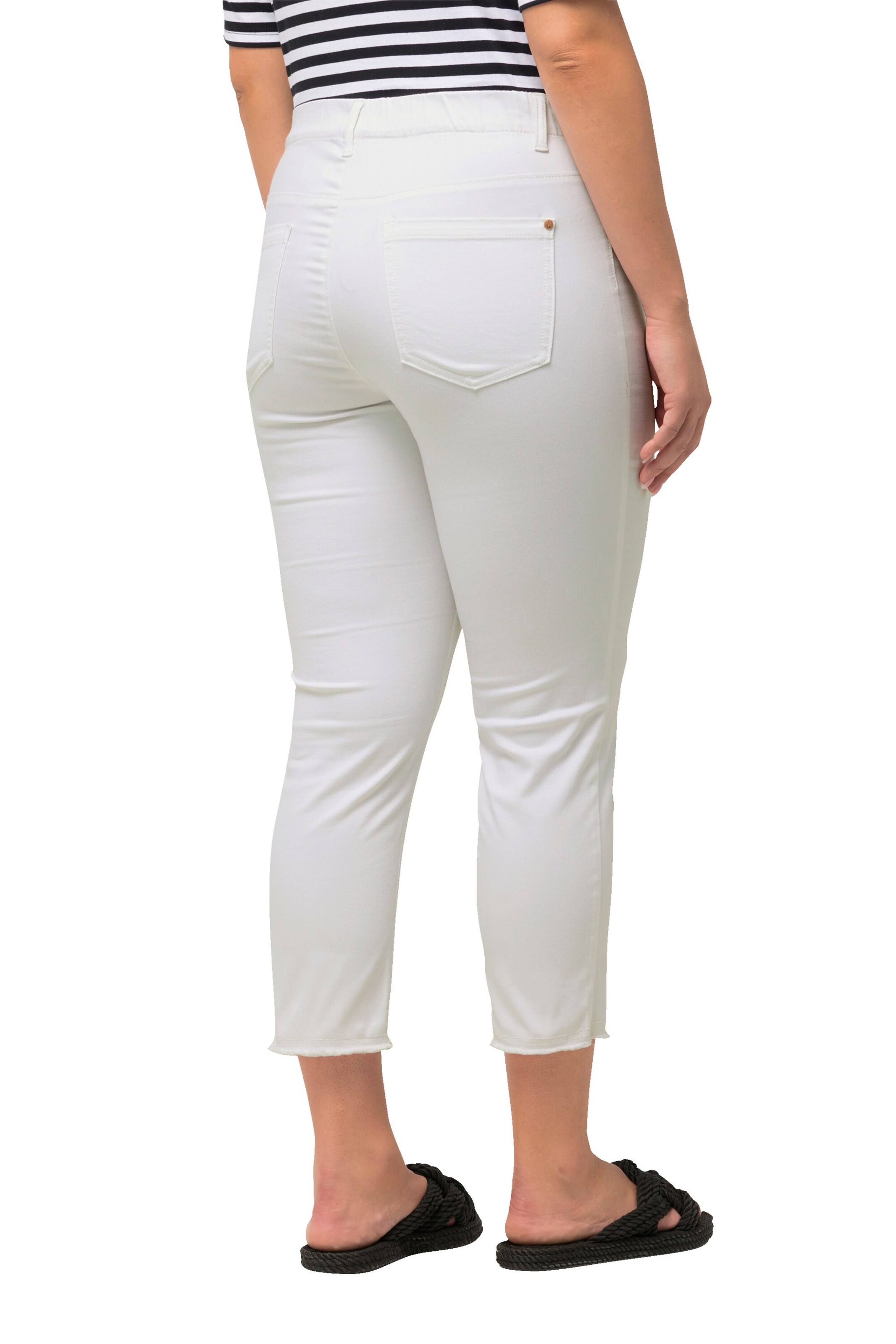 Ulla Popken Skinny Hose in Weiß