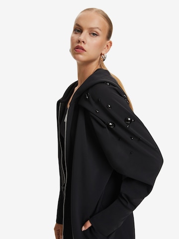 NOCTURNE Sweatjacke in Schwarz